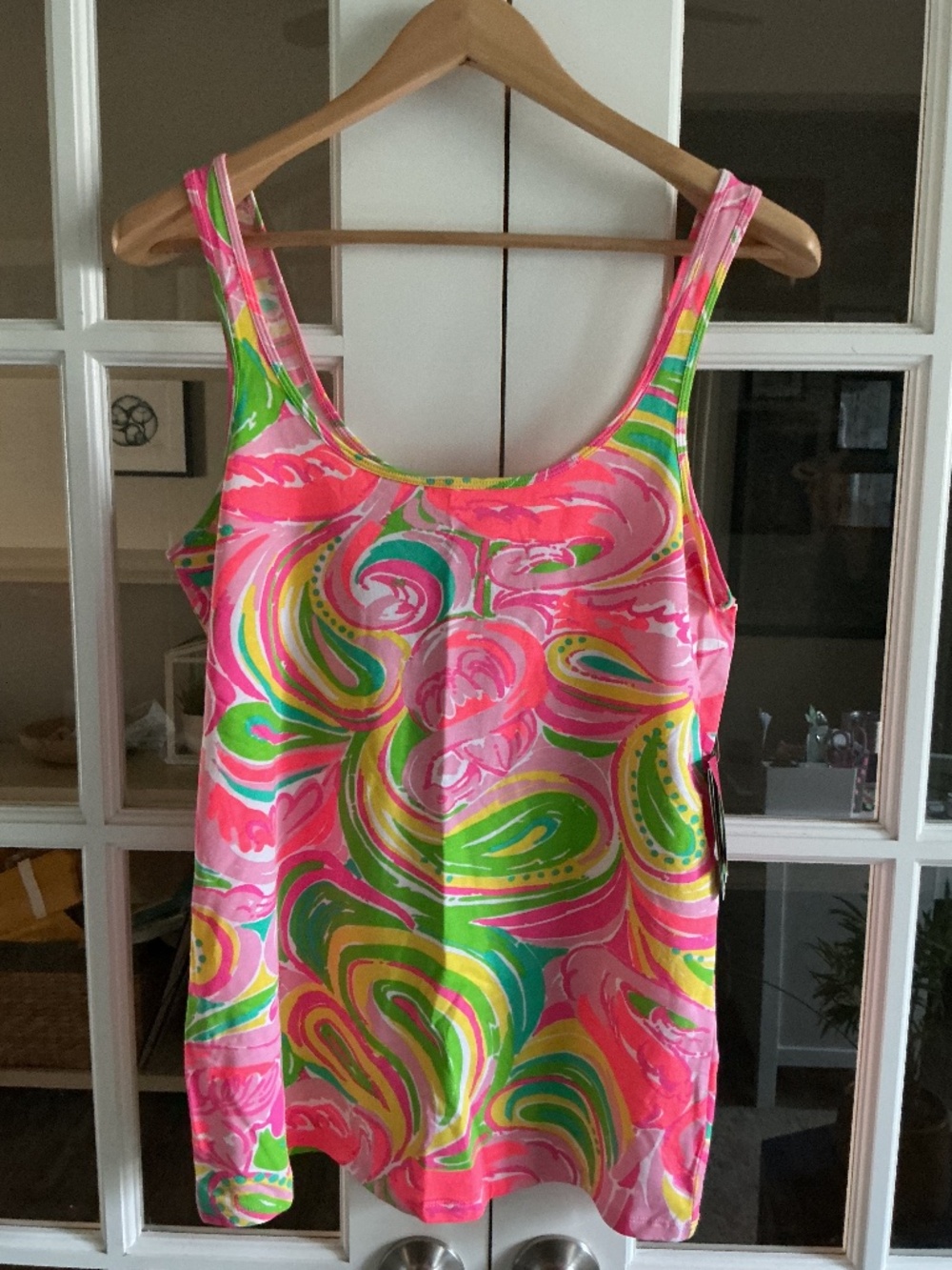Lilly Pulitzer Tabbie Tank Neon - XL